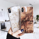 Luxury Gold Foil Phone Case For iPhone