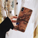 Luxury Gold Foil Phone Case For iPhone