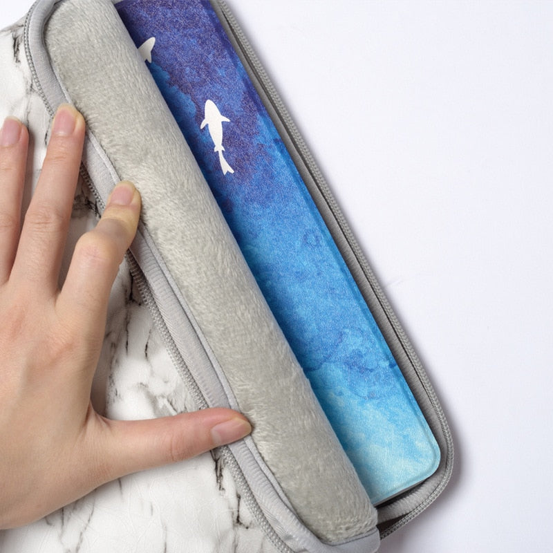 White Marble Cover for iPad