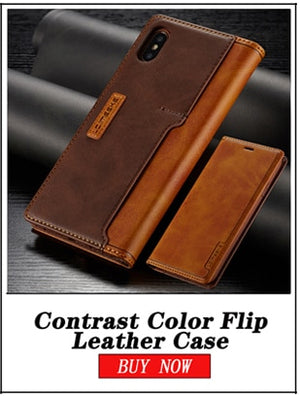 Luxury Flip Leather Case for Apple iPhone