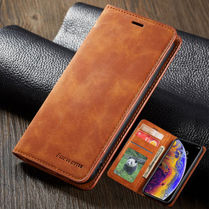 Luxury Flip Leather Case for Apple iPhone