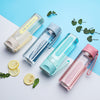 Plastic Straw Water Bottle