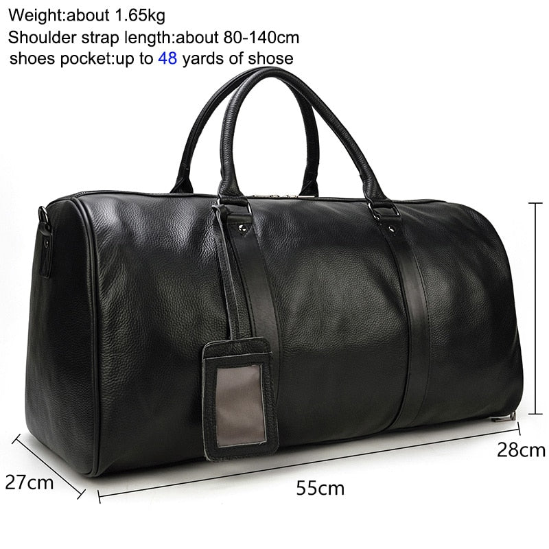 Genuine Leather Travel Bag