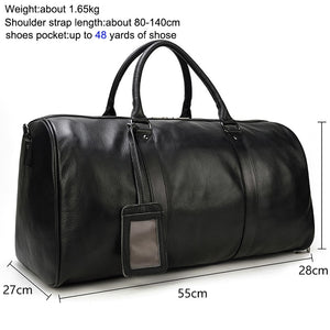 Genuine Leather Travel Bag