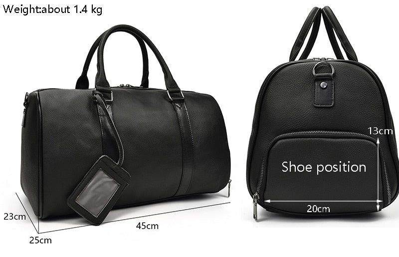 Genuine Leather Travel Bag