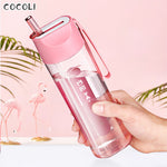 Plastic Straw Water Bottle