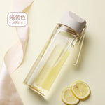 Plastic Straw Water Bottle