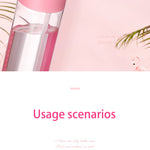 Plastic Straw Water Bottle
