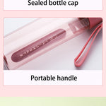 Plastic Straw Water Bottle