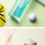 Plastic Straw Water Bottle
