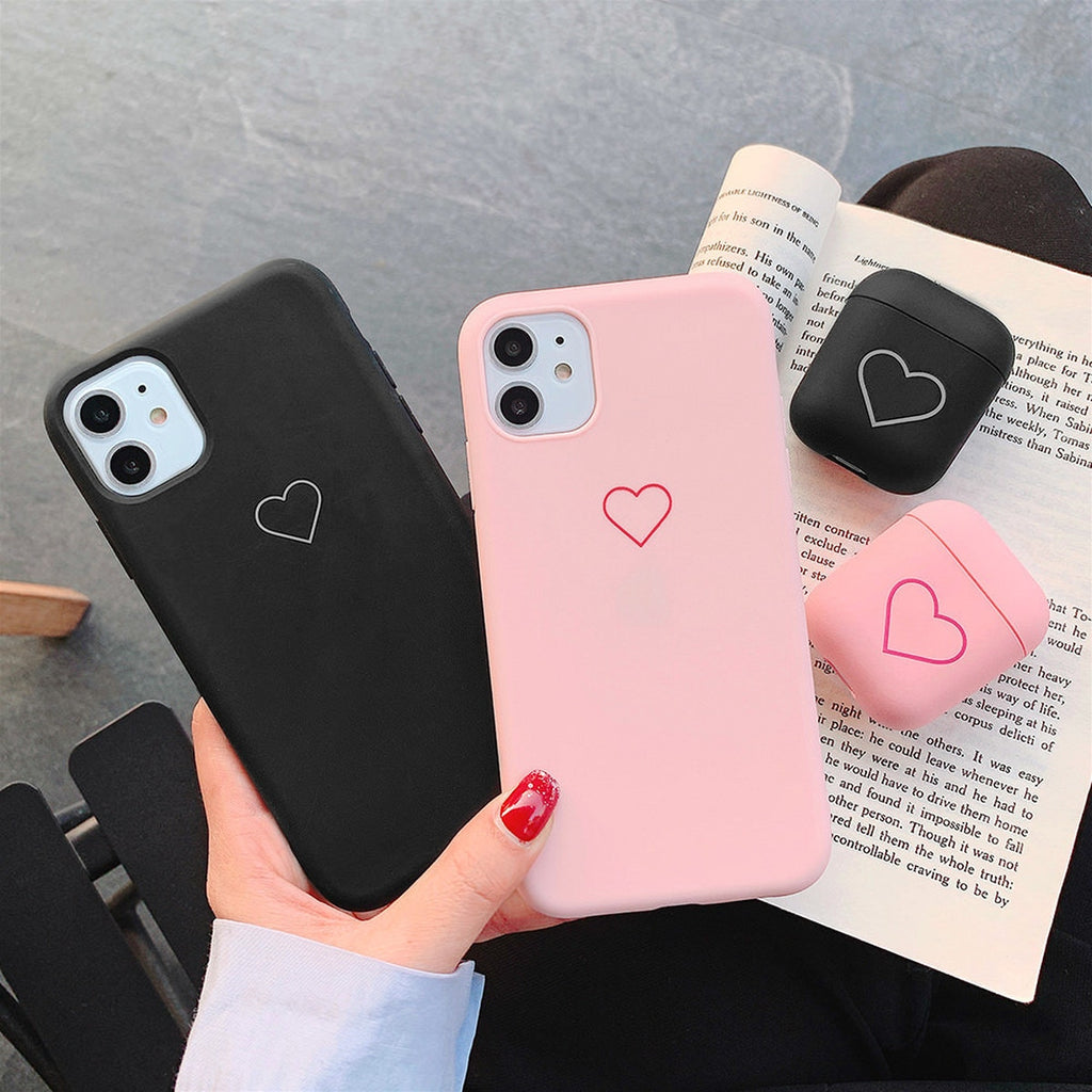 Heart Soft Case For iPhone