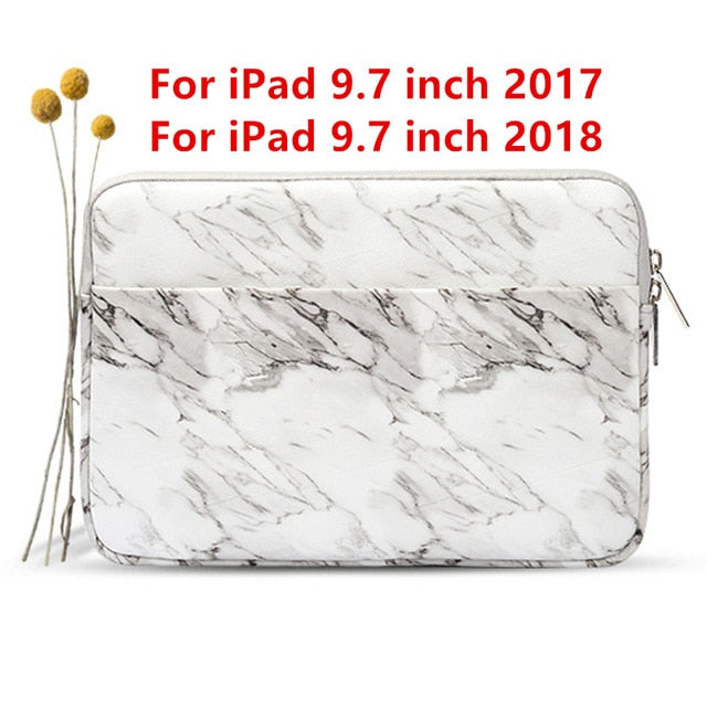 White Marble Cover for iPad
