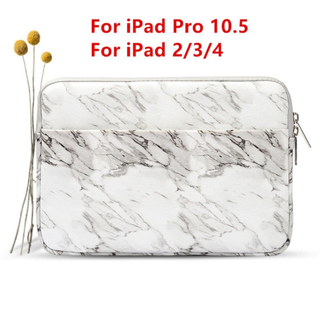 White Marble Cover for iPad